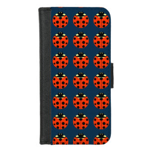 Ladybug Pattern iPhone 8/7 Wallet Case
