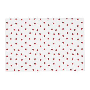 Ladybug Pattern Laminated Placemat