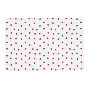 Ladybug Pattern Laminated Placemat