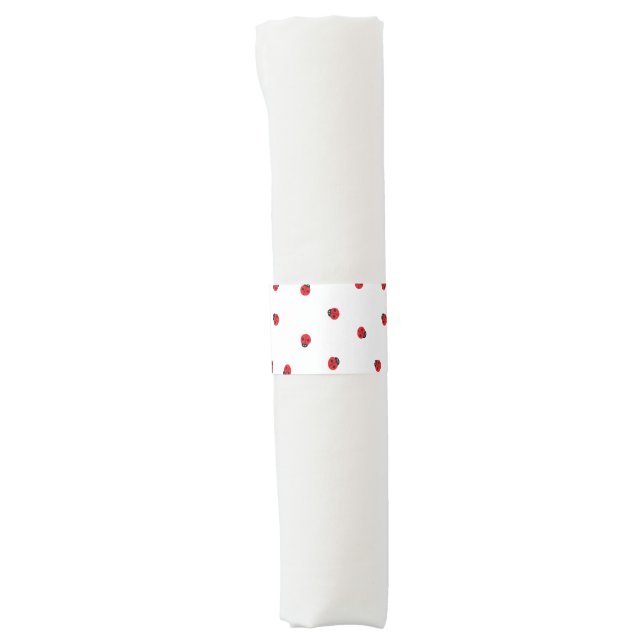 Ladybug Pattern Napkin Band (Front)