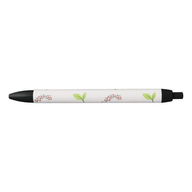 Ladybug pattern on gray pen (Front)