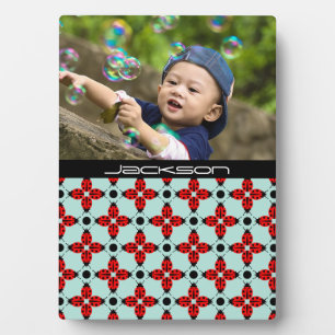 Ladybug Pattern Plaque