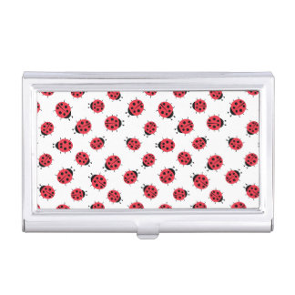 Ladybug Pattern Print  Business Card Case