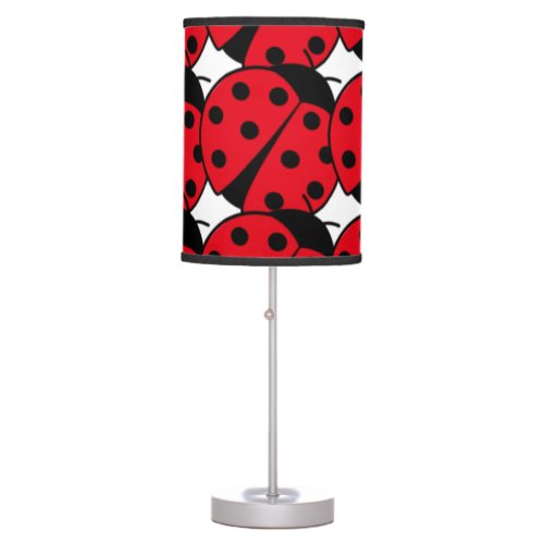 Ladybug pattern   table lamp