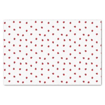 Ladybug Pattern Tissue Paper by imaginarystory at Zazzle