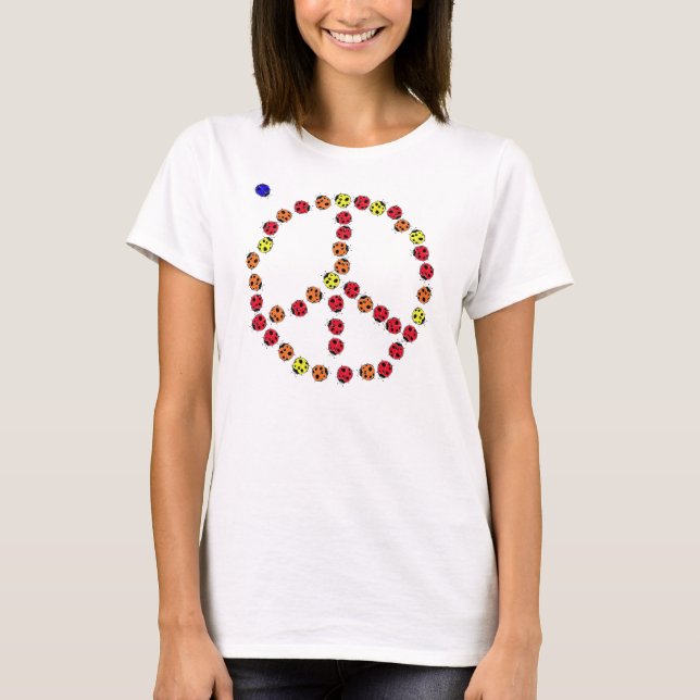 Ladybug Peace T-Shirt (Front)