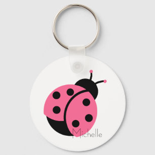 Ladybug Personalized Keychain