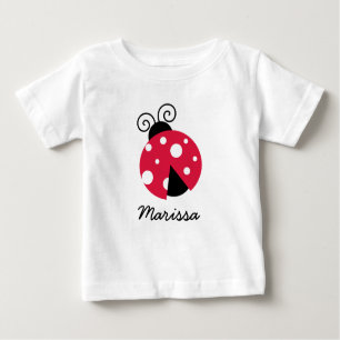 Ladybug Personalized Templates Baby T-Shirt
