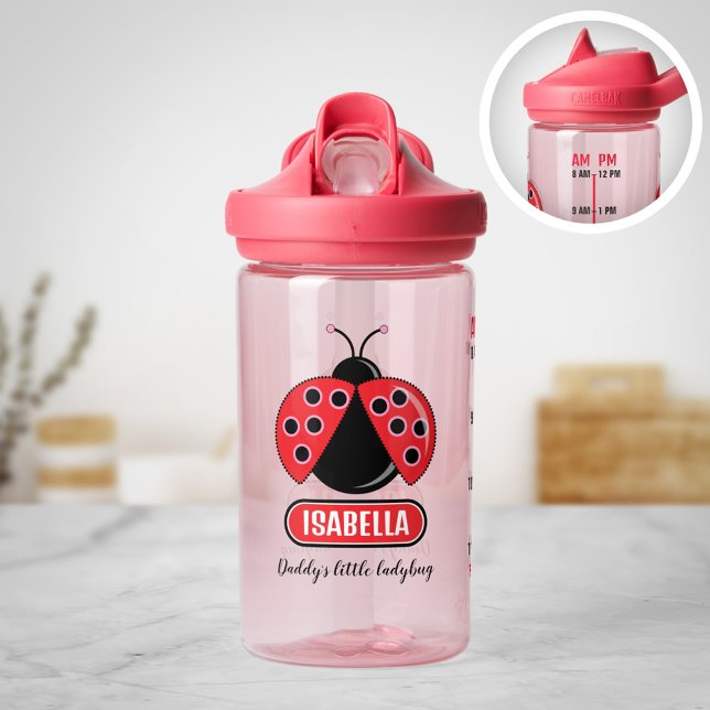 Ladybug Personalized Water Bottle with Timeline (Creator Uploaded)
