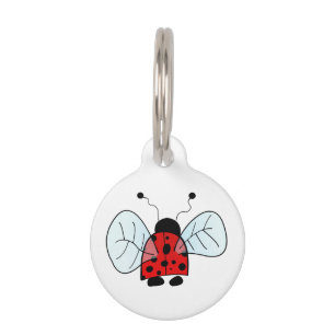 Ladybug pet ID tag