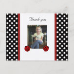 Ladybug: Picture: Thank You Postcard at Zazzle