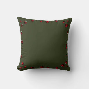 Ladybug Pillows Ladybird Art Pillows Ladybug Decor