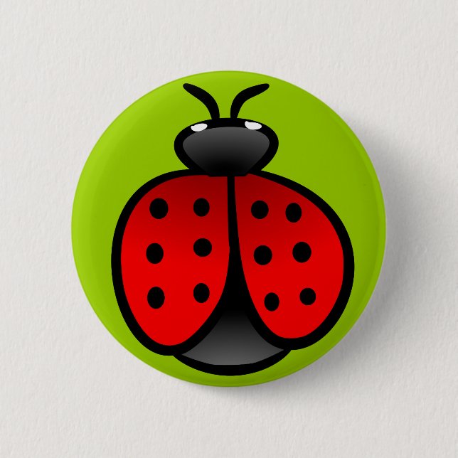 LADYBUG PINBACK BUTTON (Front)