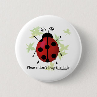 Ladybug Pinback Button