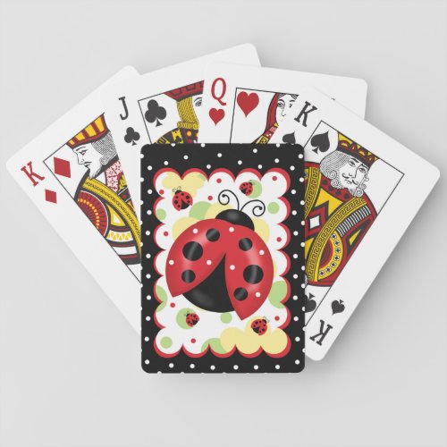 Ladybug Playing Cards