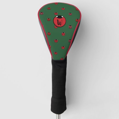 Ladybug Polka Dots Driver Cover