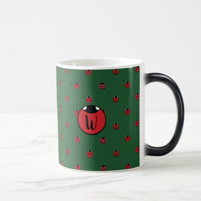 Ladybug Polka Dots Mug (Right)
