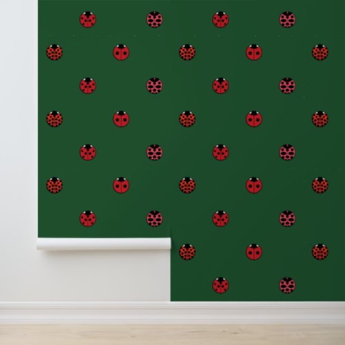 Ladybug Polka Dots Wallpaper