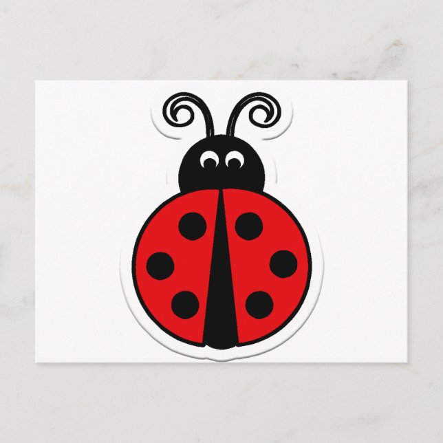ladybug postcard (Front)