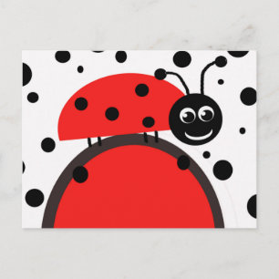 Ladybug Postcard