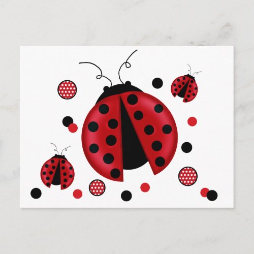 Ladybug postcards