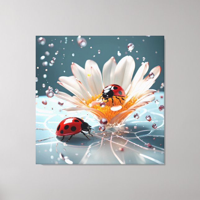Ladybug - Premium Wrapped Canvas (Gloss) Print (Front)