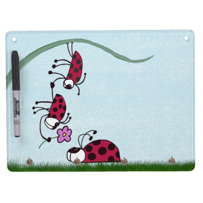 Ladybug Professing His Love Dry Erase Board