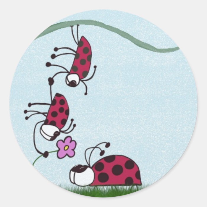 Ladybug professing his love for his sweetheart. stickers