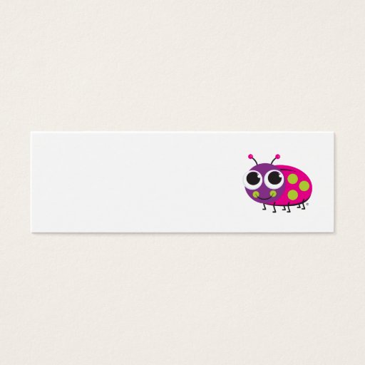 Customizable Ladybug Profile Card Business Card Templates