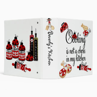 LadyBug Recipe Binder