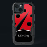 Ladybug Red and Black Customized iPhone 13 Case<br><div class="desc">Ladybug Red and Black Customized Otterbox</div>