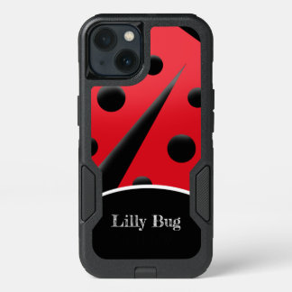 Ladybug Red and Black Customized iPhone 13 Case