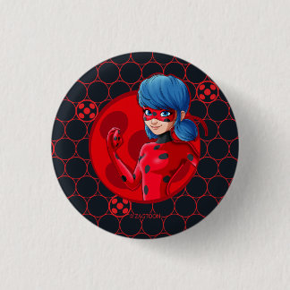 Ladybug Red Badge Button