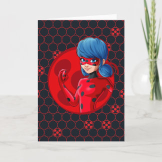 Ladybug Red Badge Card