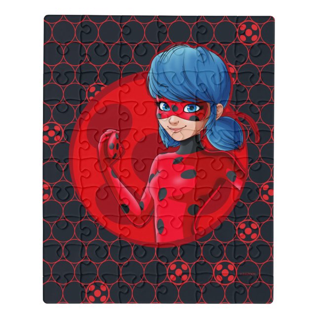 Ladybug Red Badge Jigsaw Puzzle (Puzzle Vertical)