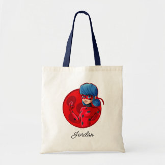 Ladybug Red Badge Tote Bag
