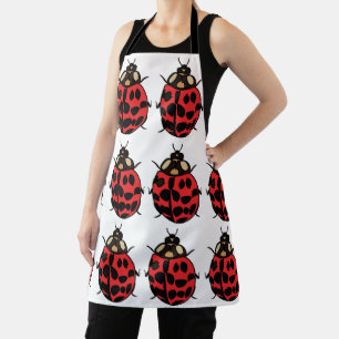 Ladybug Red Black Insect Ladybug Apron