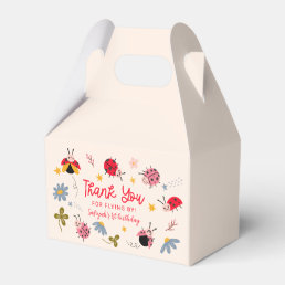Ladybug Red Bug Birthday Party Favor Boxes