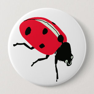 Ladybug, red button