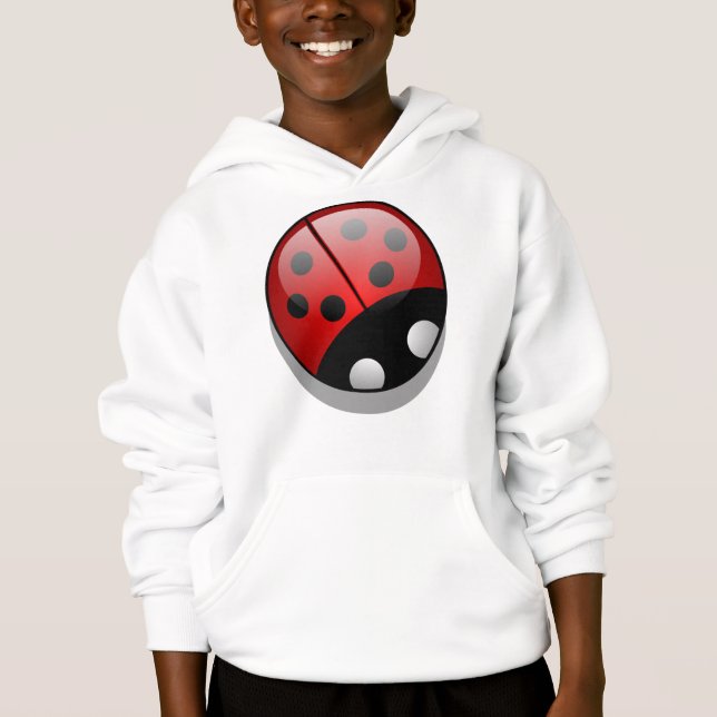 Ladybug, Red Ladybug, Cute Ladybug, Lady Beetle  Hoodie (Front)