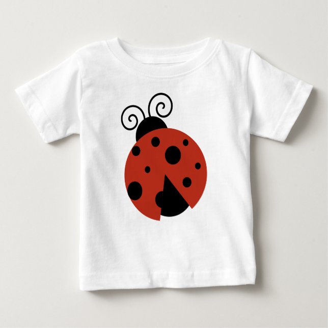 Ladybug, Red Ladybug, Cute Ladybug, Ladybird  Baby T-Shirt (Front)