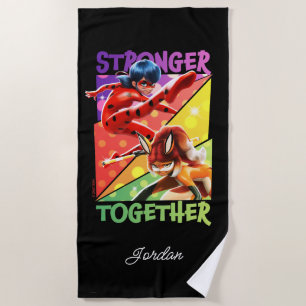 Ladybug & Rena Rouge Stronger Together Beach Towel