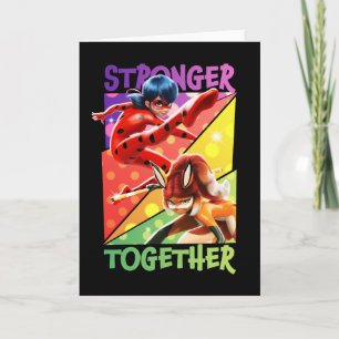 Ladybug & Rena Rouge   Stronger Together Card