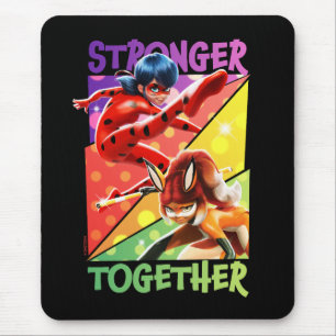 Ladybug & Rena Rouge Stronger Together Mouse Pad