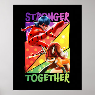 Ladybug & Rena Rouge | Stronger Together Poster