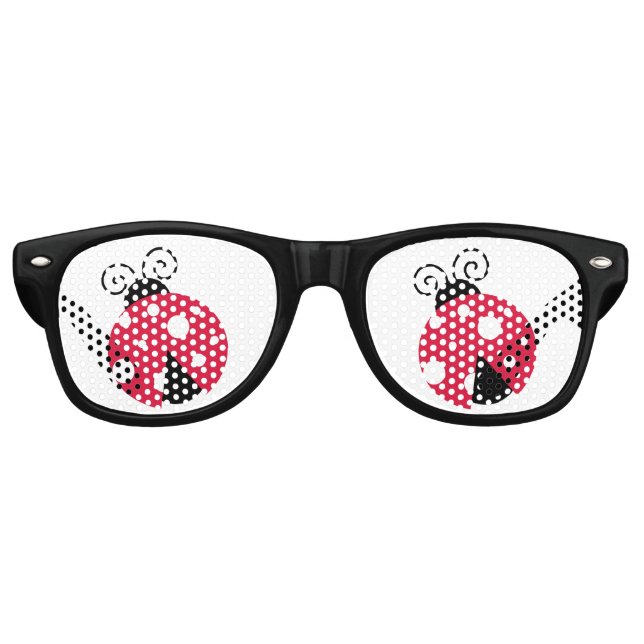 Ladybug Retro Party Shades (Front)