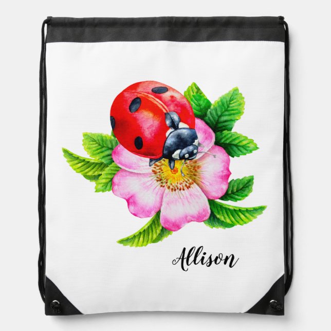 Ladybug Reusable Grocery Bag (Front)