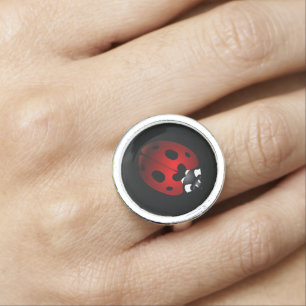 Ladybug Ring Ladybug Art Jewelry Ladybird Gift