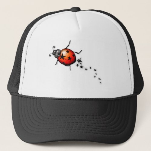 Ladybug Rockstar Trucker Hat