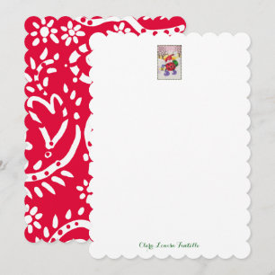 Ladybug Santa Personalized Notes